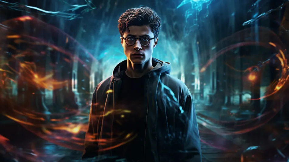 Esta imagen de Harry Potter está hecha con Inteligencia Artificial